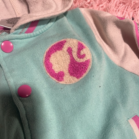 Barbie Mint and Pink Hoodie - Picture 3 of 6